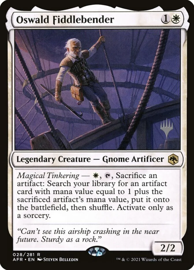 Oswald Fiddlebender <planeswalker stamp> [AFR]