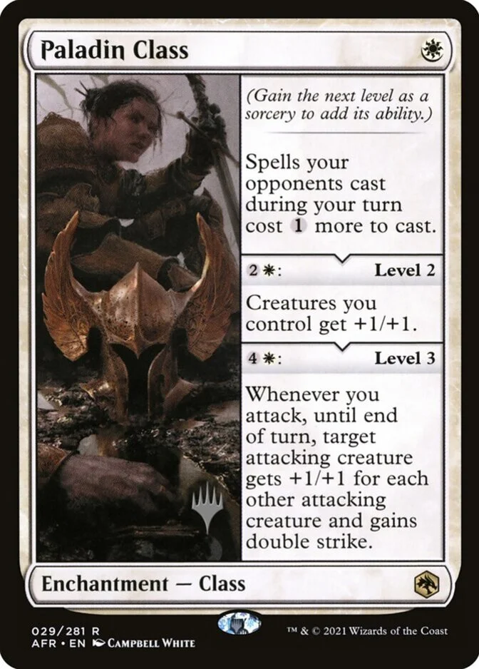 Paladin Class <planeswalker stamp> [AFR] (F)