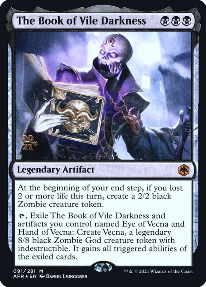 The Book of Vile Darkness <prerelease> [AFR] (F)