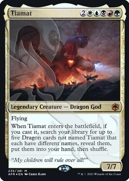 Tiamat, Adventures in the Forgotten Realms (AFR) Price History