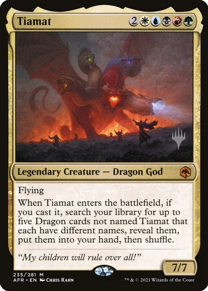 Tiamat <planeswalker stamp> [AFR]
