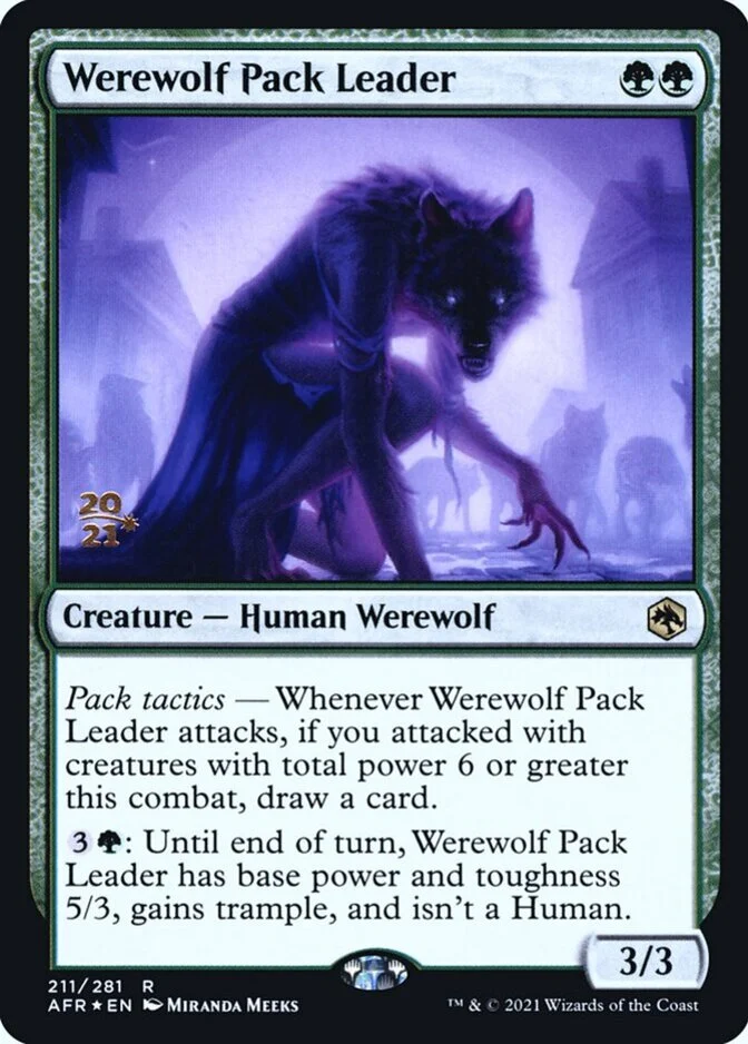 Werewolf Pack Leader <prerelease> [AFR] (F)
