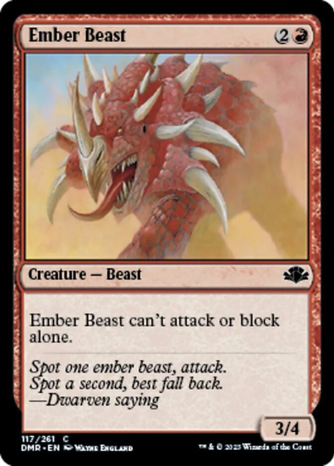 Ember Beast [DMR] (F)