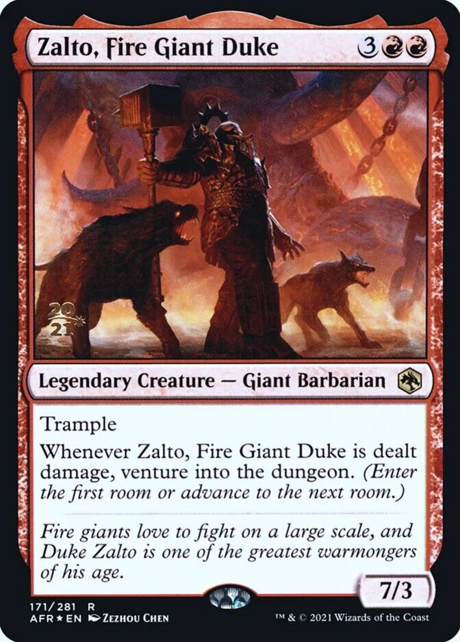 Zalto, Fire Giant Duke <prerelease> [AFR] (F)