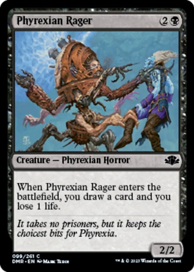 Phyrexian Rager [DMR] (F)