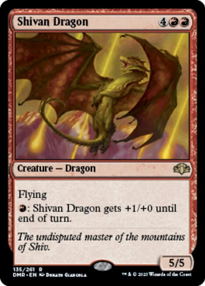 Shivan Dragon [DMR] (F)