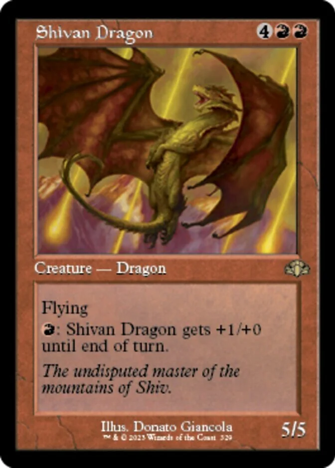 Shivan Dragon <retro> [DMR] (F)