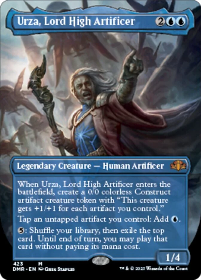 Urza, Lord High Artificer <borderless> [DMR] (F)