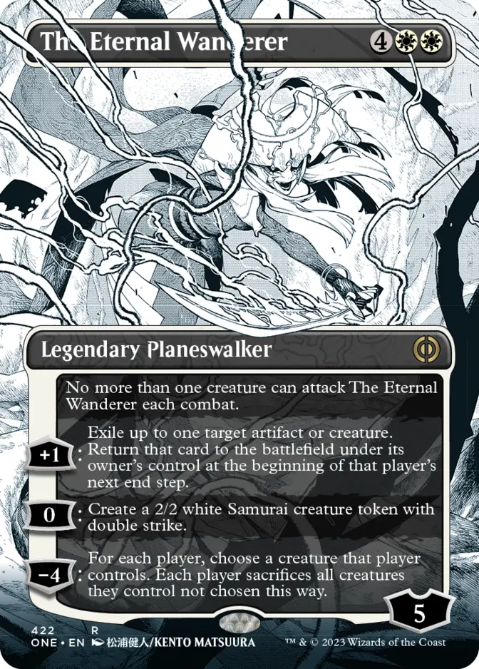 The Eternal Wanderer <borderless - Step and Compleat Foil> [ONE]
