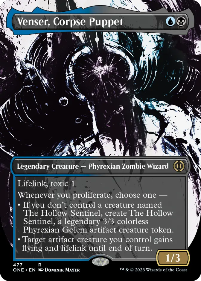 Venser, Corpse Puppet <showcase - Step and Compleat Foil> [ONE]