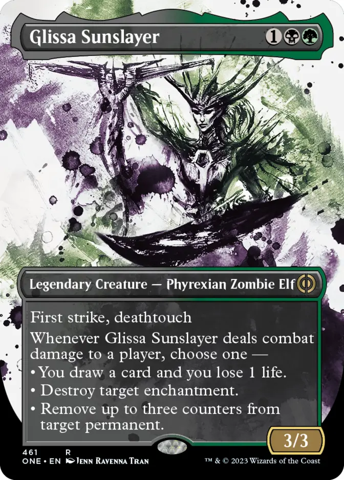 Glissa Sunslayer <showcase - Step and Compleat Foil> [ONE]