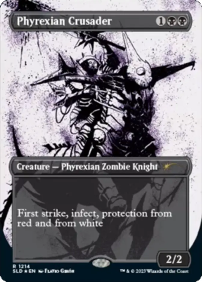 Phyrexian Crusader <Showcase All Will Be One> [SLD]
