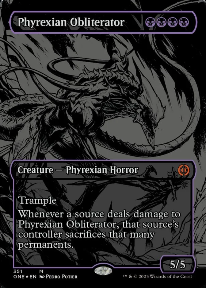 Phyrexian Obliterator <oil slick> [ONE]