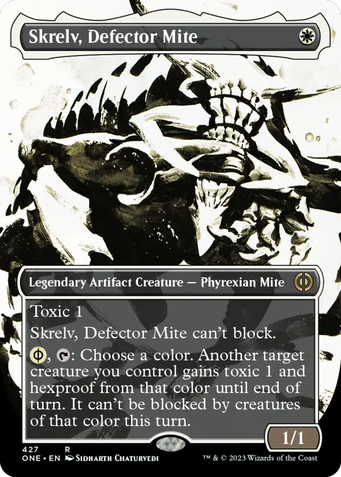 Skrelv, Defector Mite <showcase - Step and Compleat Foil> [ONE]