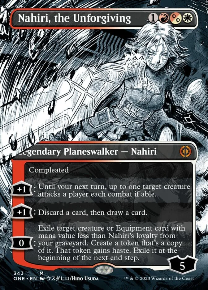 Nahiri, the Unforgiving <borderless> [ONE]