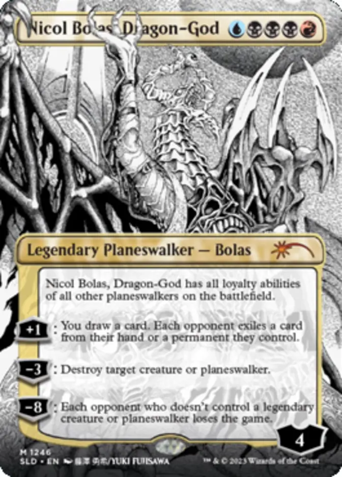 Nicol Bolas, Dragon-God <More Borderless Planeswalkers> [SLD]