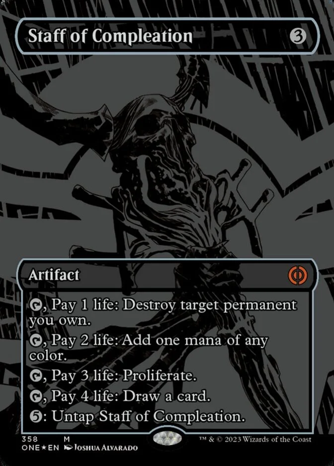 Staff of Compleation <oil slick> [ONE]