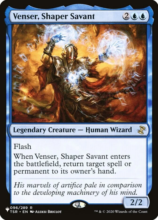 Venser, Shaper Savant [PLIST]