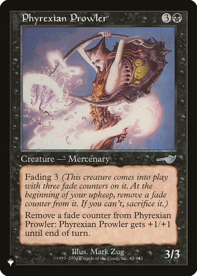 Phyrexian Prowler [PLIST]