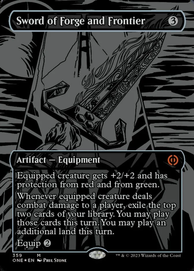 Sword of Forge and Frontier <oil slick> [ONE]