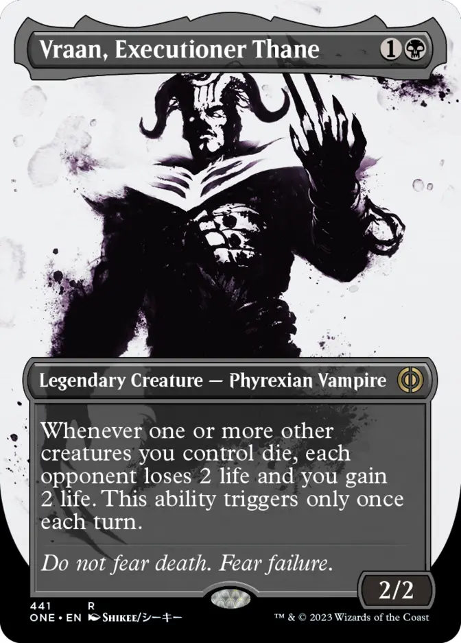 Vraan, Executioner Thane <showcase - Step and Compleat Foil> [ONE]