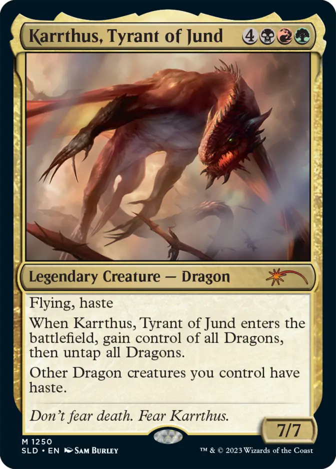 Karrthus, Tyrant of Jund <Artist Series Sam Burley> [SLD]