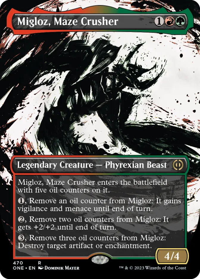 Migloz, Maze Crusher <showcase - Step and Compleat Foil> [ONE]