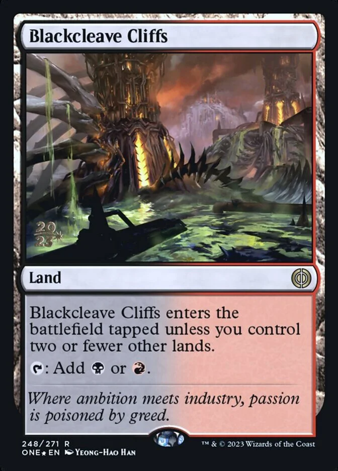 Blackcleave Cliffs <prerelease> [ONE] (F)