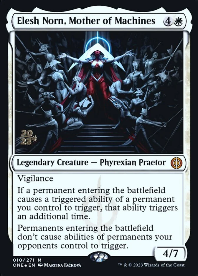 Elesh Norn, Mother of Machines <prerelease> [ONE] (F)