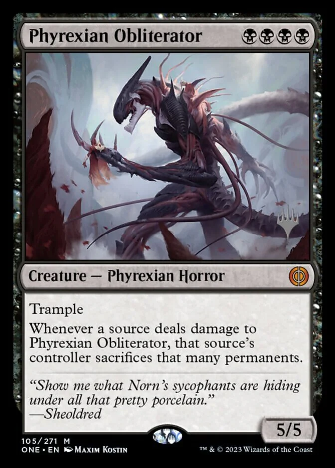 Phyrexian Obliterator <planeswalker stamp> [ONE]