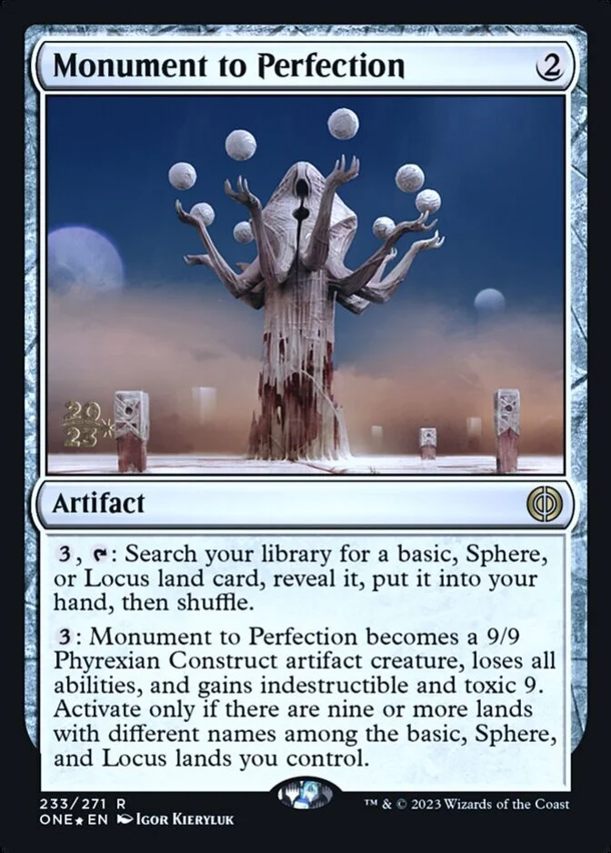 Monument to Perfection <prerelease> [ONE] (F)