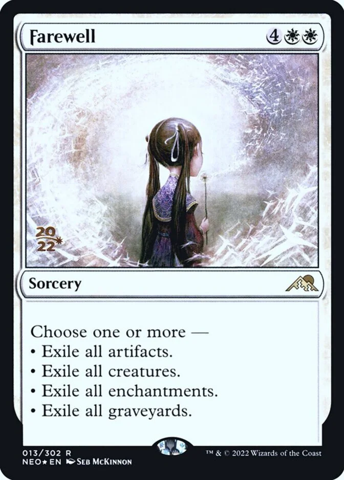 Farewell <prerelease> [NEO] (F)