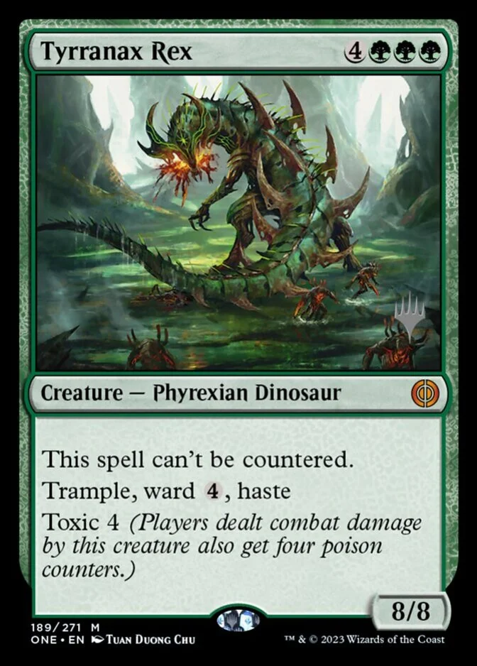 Tyrranax Rex <planeswalker stamp> [ONE] (F)