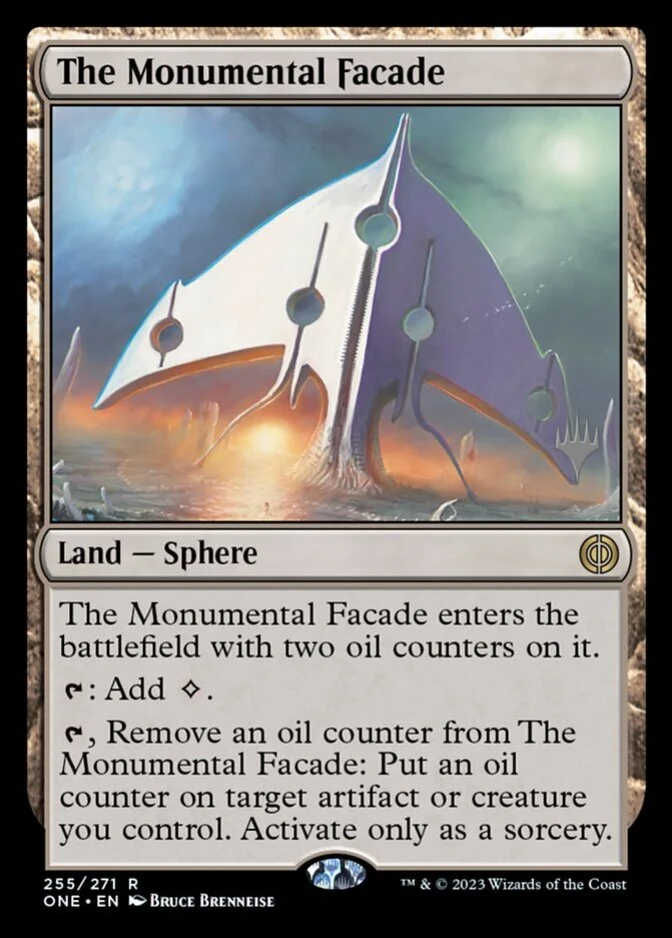 The Monumental Facade <planeswalker stamp> [ONE] (F)