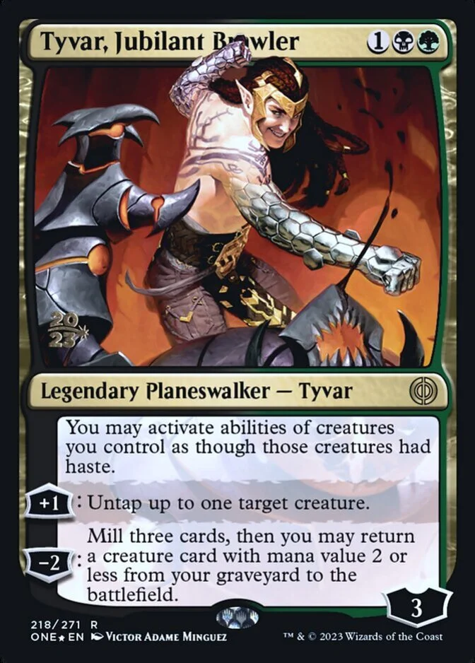 Tyvar, Jubilant Brawler <prerelease> [ONE] (F)