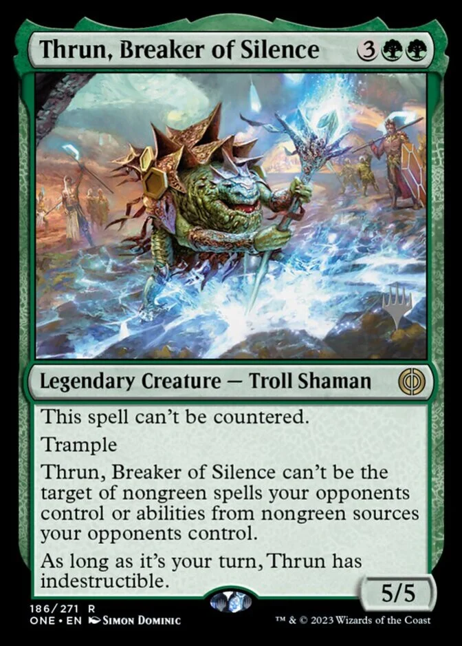 Thrun, Breaker of Silence <planeswalker stamp> [ONE] (F)