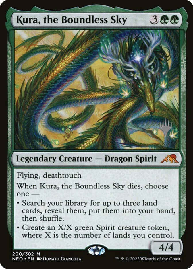 Kura, the Boundless Sky <planeswalker stamp> [NEO]