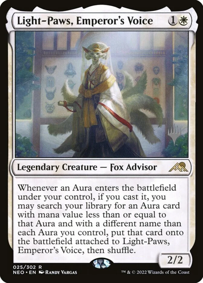 Light-Paws, Emperor's Voice <planeswalker stamp> [NEO]