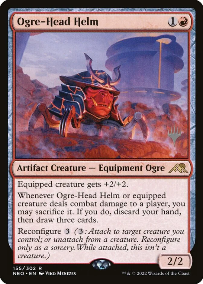Ogre-Head Helm <planeswalker stamp> [NEO]