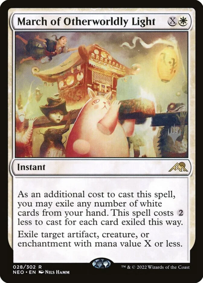 March of Otherworldly Light <planeswalker stamp> [NEO]