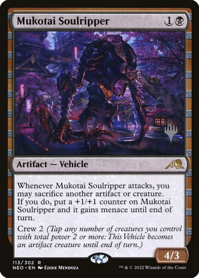 Mukotai Soulripper <planeswalker stamp> [NEO] (F)