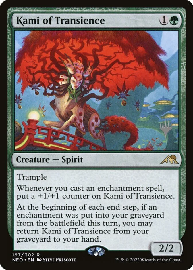 Kami of Transience <planeswalker stamp> [NEO] (F)