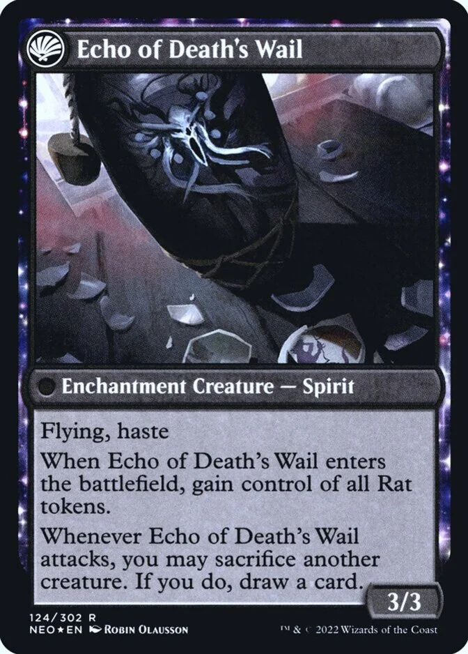 Echo of Death's Wail <prerelease> [NEO] (F)