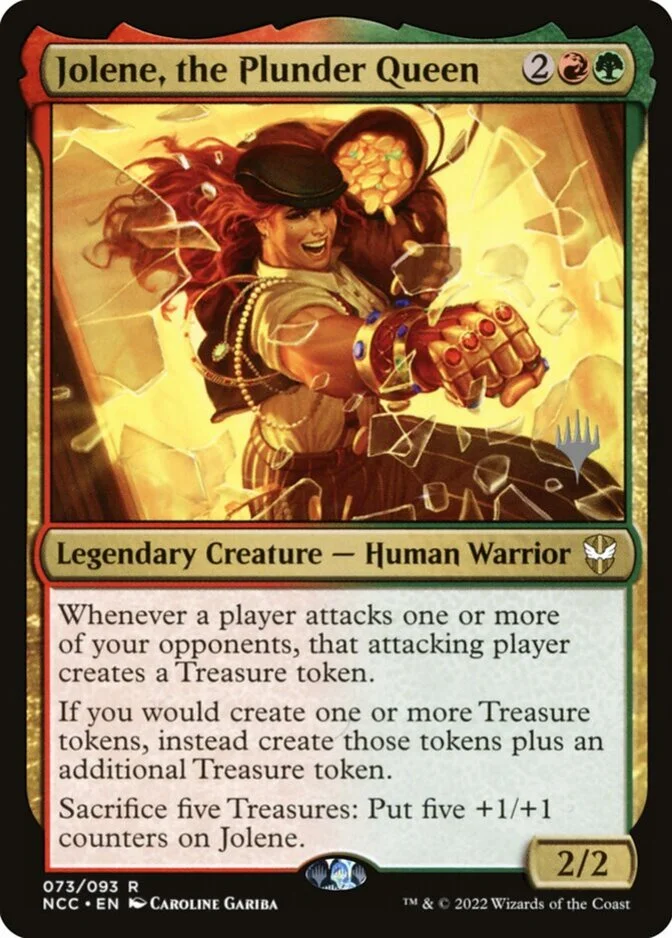 Jolene, the Plunder Queen <planeswalker stamp> [NCC] (F)