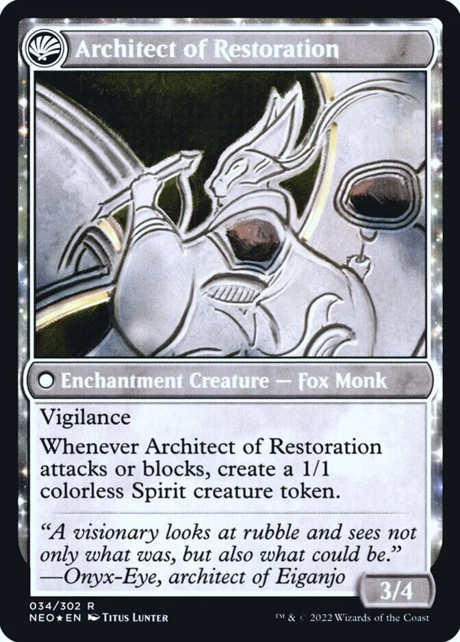 Architect of Restoration <prerelease> [NEO] (F)