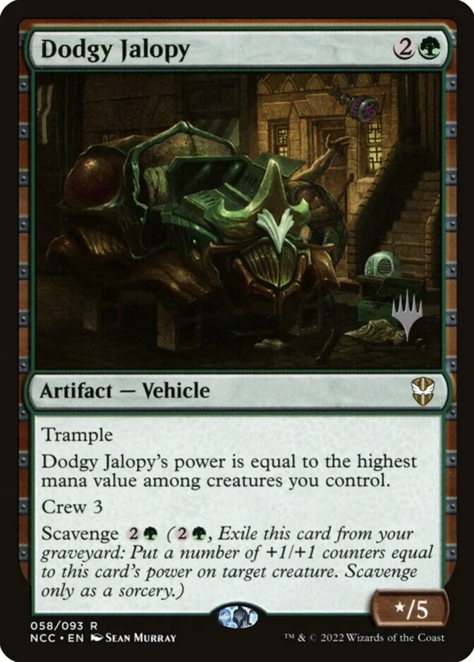 Dodgy Jalopy <planeswalker stamp> [NCC] (F)