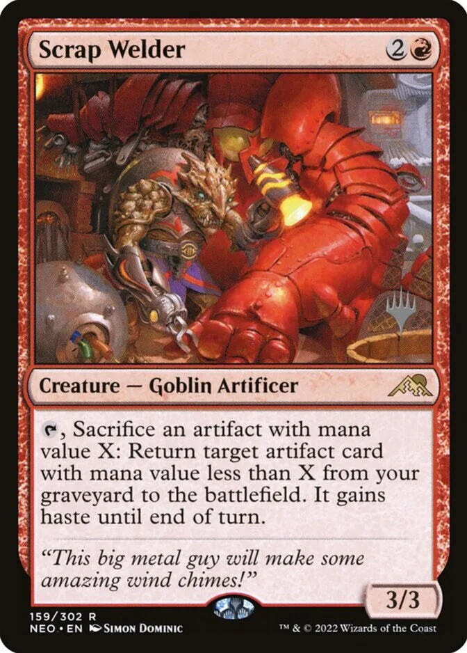 Scrap Welder <planeswalker stamp> [NEO]