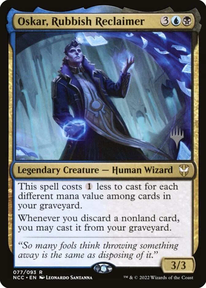 Oskar, Rubbish Reclaimer <planeswalker stamp> [NCC] (F)