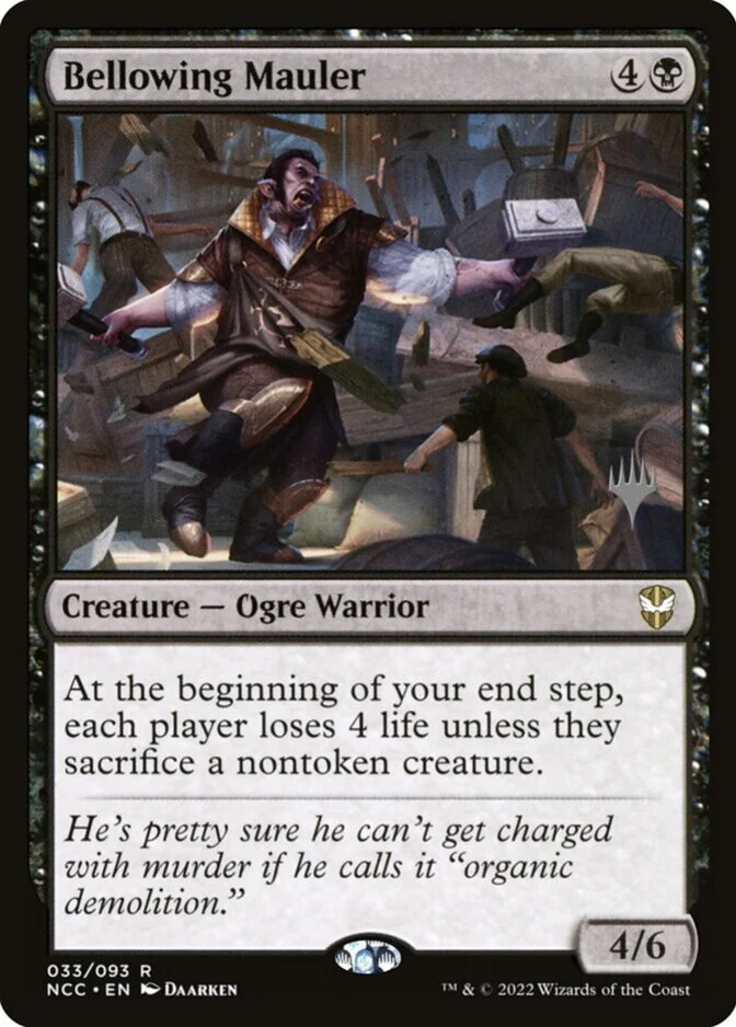 Bellowing Mauler <planeswalker stamp> [NCC] (F)
