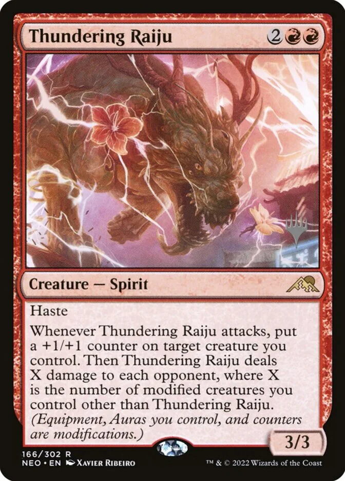 Thundering Raiju <planeswalker stamp> [NEO] (F)